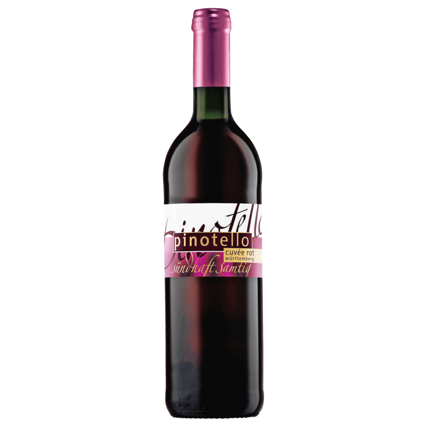 Pinotello Rotwein Cuvée QbA halbtrocken 0,75l